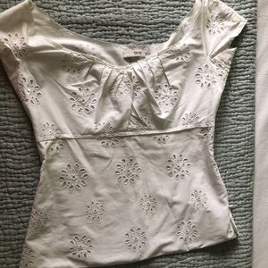 Prada Eyelet Top
